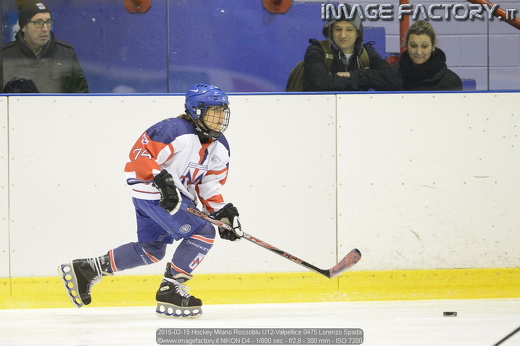 2015-02-15 Hockey Milano Rossoblu U12-Valpellice 0475 Lorenzo Spada